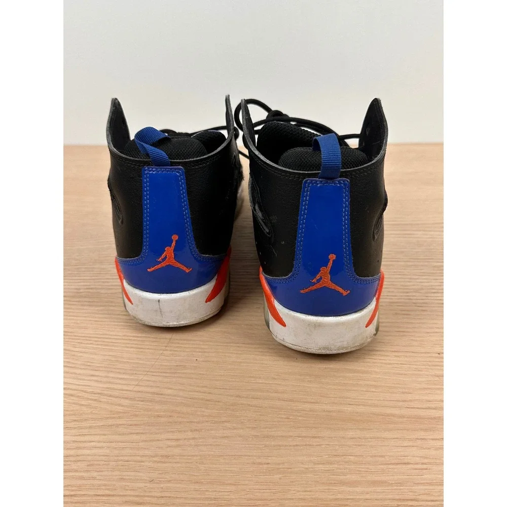 Jordan Flight‎ 45 High Black Blue Orange Youth Sneakers Shoes Size 7Y